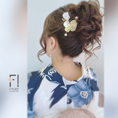 hairmake&nail F PLUS！× 浴衣ヘア
