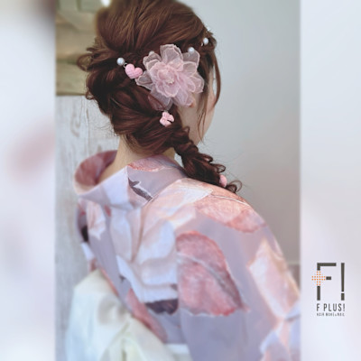 hairmake&nail F PLUS！× 浴衣ヘア