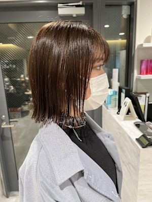 姫カットカールセミディシアーカラー