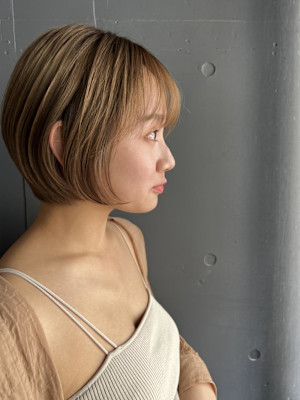 姫カットカールセミディシアーカラー