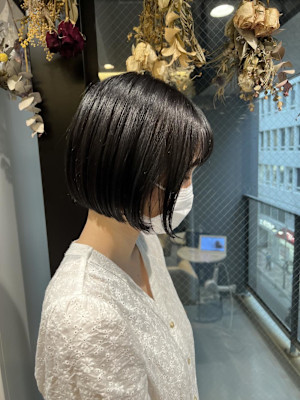 姫カットカールセミディシアーカラー