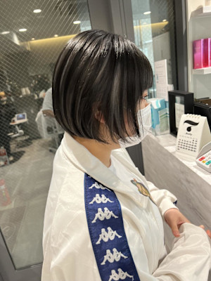 姫カットカールセミディシアーカラー