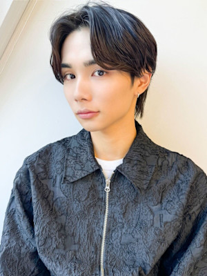 カルマパーマ/韓国/センターパート/メンズパーマ/ツーブロッ