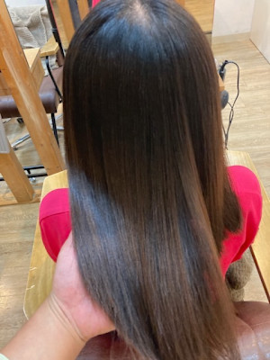 お客様髪質改善データ1351（酸性縮毛矯正）