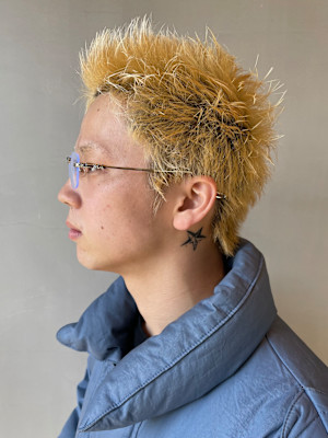 ハイトーン×スパイキーベリーショート＊/メンズヘア/下北沢駅