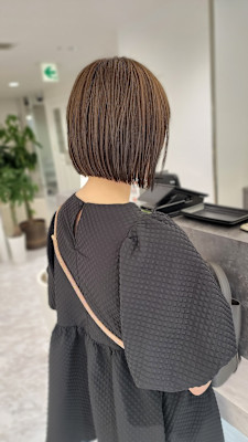 レイヤーカット×ボブスタイル