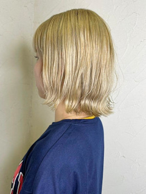 【Reir_下北沢】*くびれボブ＋ペールブロンド＊