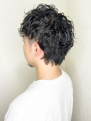 【Reir_下北沢】*メンズショート＋無造作パーマ*