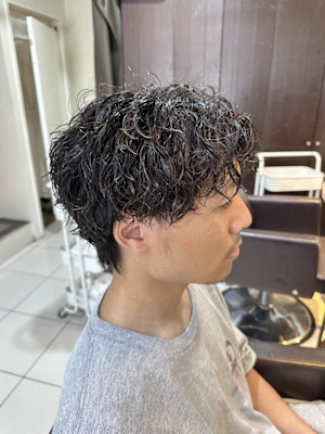 スパイラルパーマ