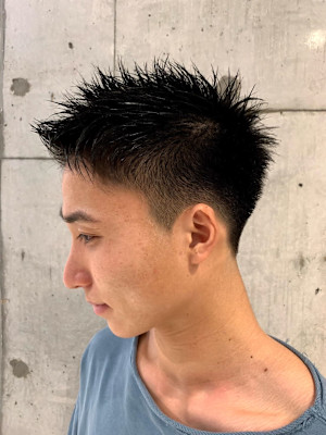 爽やかショート×ツーブロック