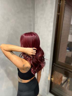 艶髪ハイトーンカラー