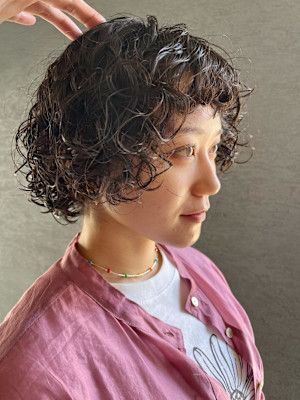 ハードパーマ　クルクルパーマ　ボブパーマ