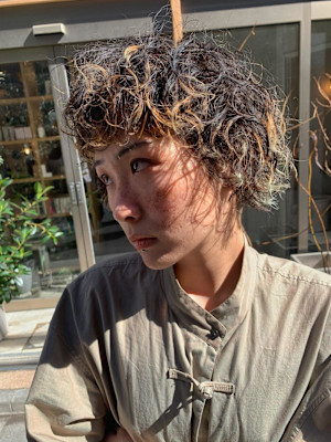 ハードパーマ　クルクルパーマ　ボブパーマ