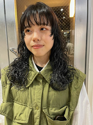 ハードパーマ　クルクルパーマ　ボブパーマ