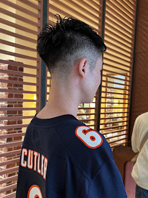 ベリーショート×パーマ