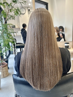 ダブルカラー/ブリーチ有/ブリーチ無/透明感/グレージュ