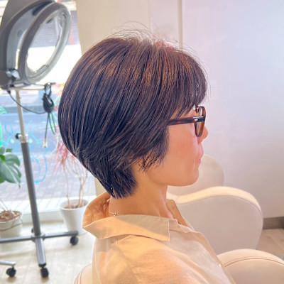 襟足スッキリショートヘア♪