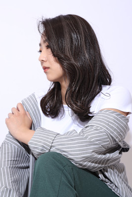 tiptop保谷店×ミディアムヘア×ハイライトカラー