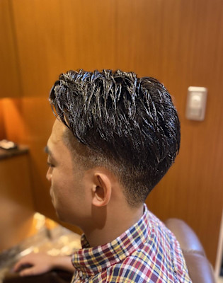 シチサン ツーブロック 理容室