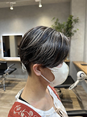 白髪ぼかし/ハイライトカラー/カラー/透明感/ハイライト