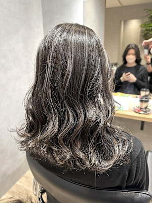 白髪ぼかし/ハイライトカラー/カラー/透明感/ハイライト