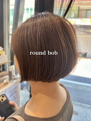丸みショートボブ×渡辺りん