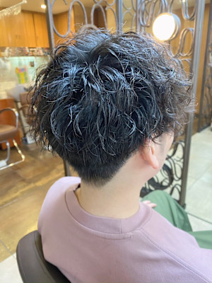 スパイラルパーマ