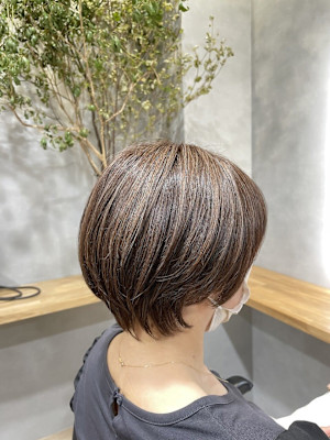 G白髪ぼかしハイライト