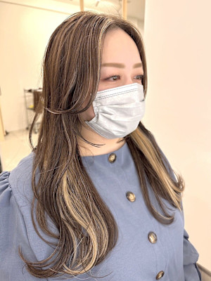 20代/30代/40代/インナーカラー/ハイライトカラー