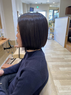 姫カットカールセミディシアーカラー