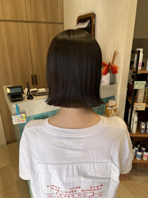 姫カットカールセミディシアーカラー