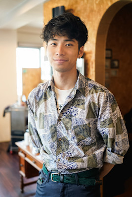 マッシュ×パーマ