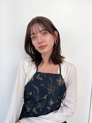 スタイリング簡単ミディアム