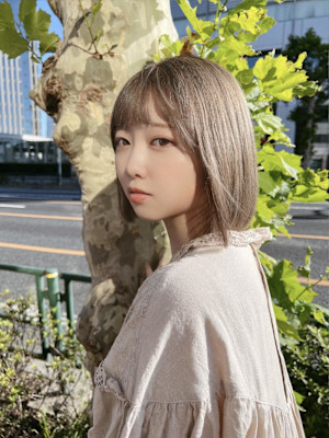 ボブ × ロイヤルミルクティーベージュ 担当 : KANZO