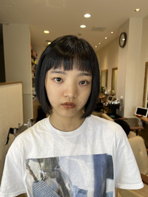 姫カットカールセミディシアーカラー