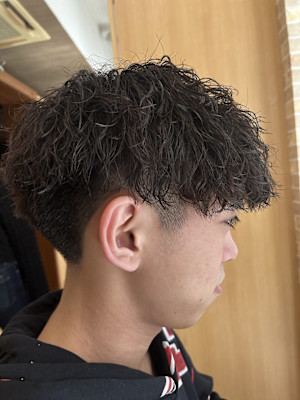 ツイストスパイラルパーママッシュ刈り上げツーブロック札幌