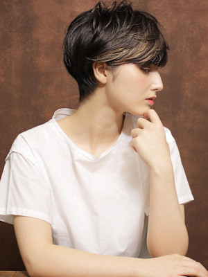 外国人風大人ショート