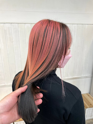 髪質改善ケアブリーチ高彩度ハイトーンカラー渋谷道玄坂