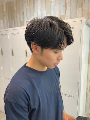 メンズカット爽やか刈り上げツーブロマッシュ学生社会人渋谷