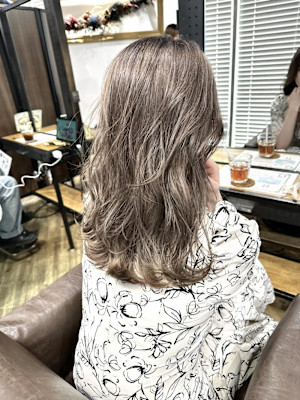 グレーベージュ グレージュ ことりベージュ レイヤーロング