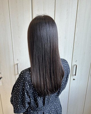 暗髪/ロング/髪質改善