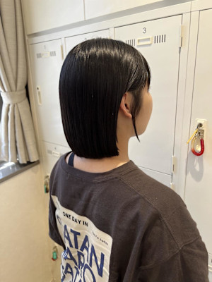 姫カットカールセミディシアーカラー