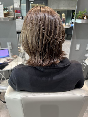 姫カットカールセミディシアーカラー