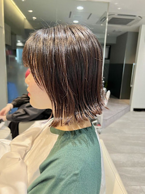 姫カットカールセミディシアーカラー