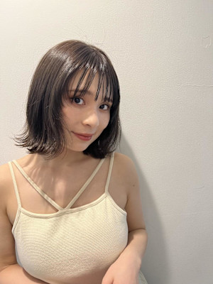 姫カットカールセミディシアーカラー