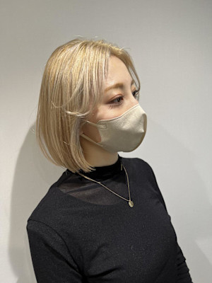 姫カットカールセミディシアーカラー