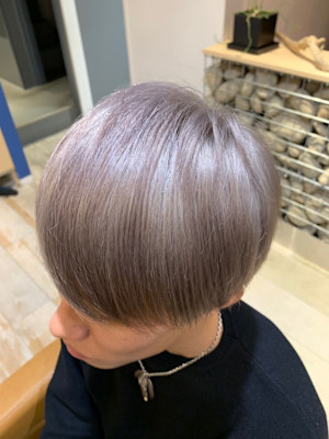 マッシュ×ミルクティーカラー