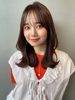 王道モテヘア！くびれるツヤ感レイヤーロング＊/レイヤーカット