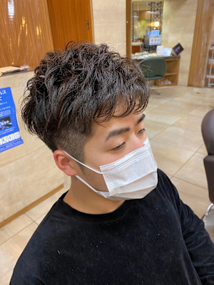 ツーブロックパーマ