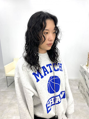 スパイラルパーマ